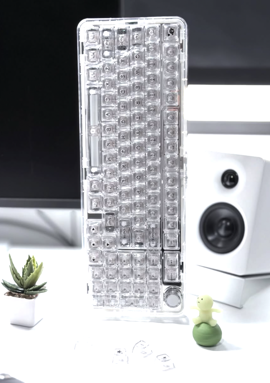 YUNZII X98 Transparent QMK/VIA Mechanical Keyboard